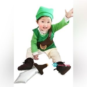 The Legend of Zelda Baby Link Cosplay Costume